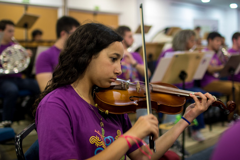 Alunos da São Roque participam do 2º Festival da Orquestra Jovem Alegro