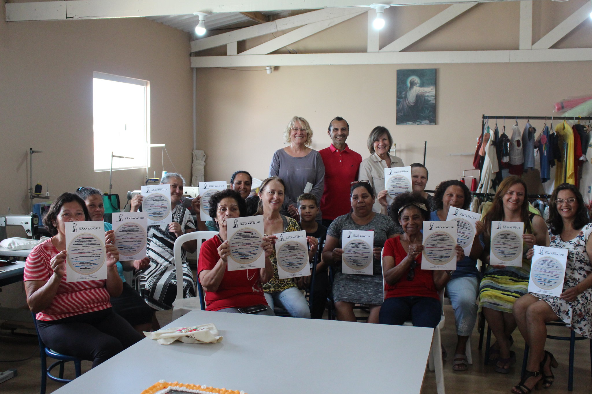 Encerramento do Curso de Bordado