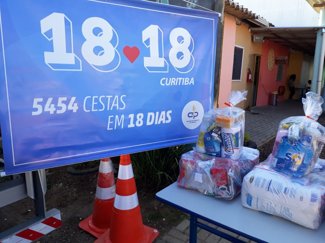 Campanha Curitiba1818 realiza 1ª etapa de entrega de cestas básicas para São Roque