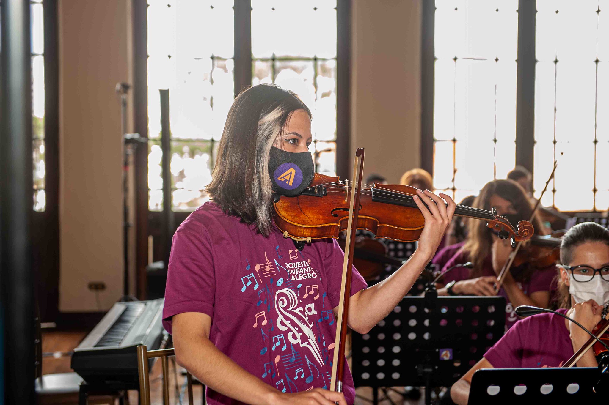 Alunos do Núcleo de Música são selecionados para a Orquestra Infantil Alegro