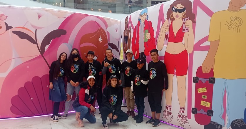 Alunos do Núcleo de Literatura participaram da Exposição Conversarte GZ