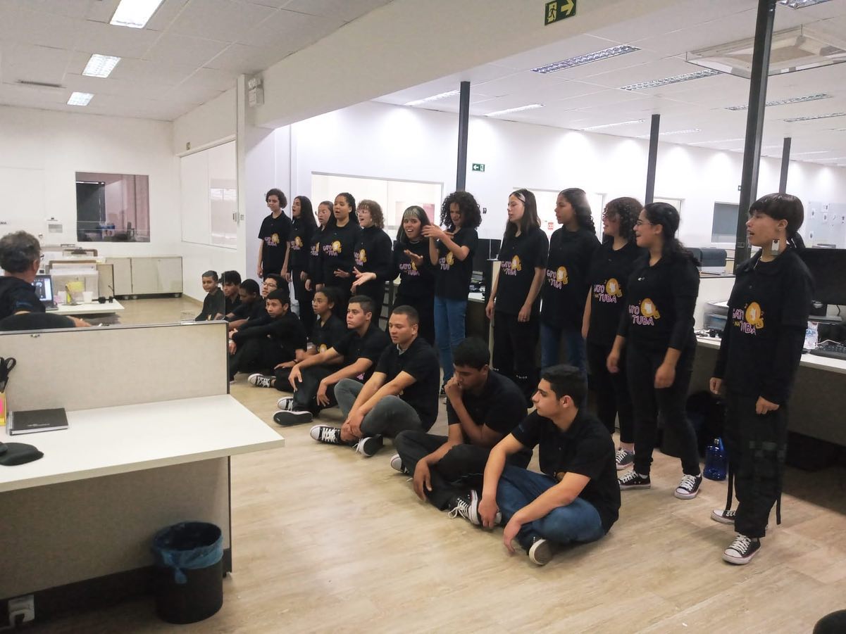 Alunos do Núcleo de Música se apresentam na Sysmex