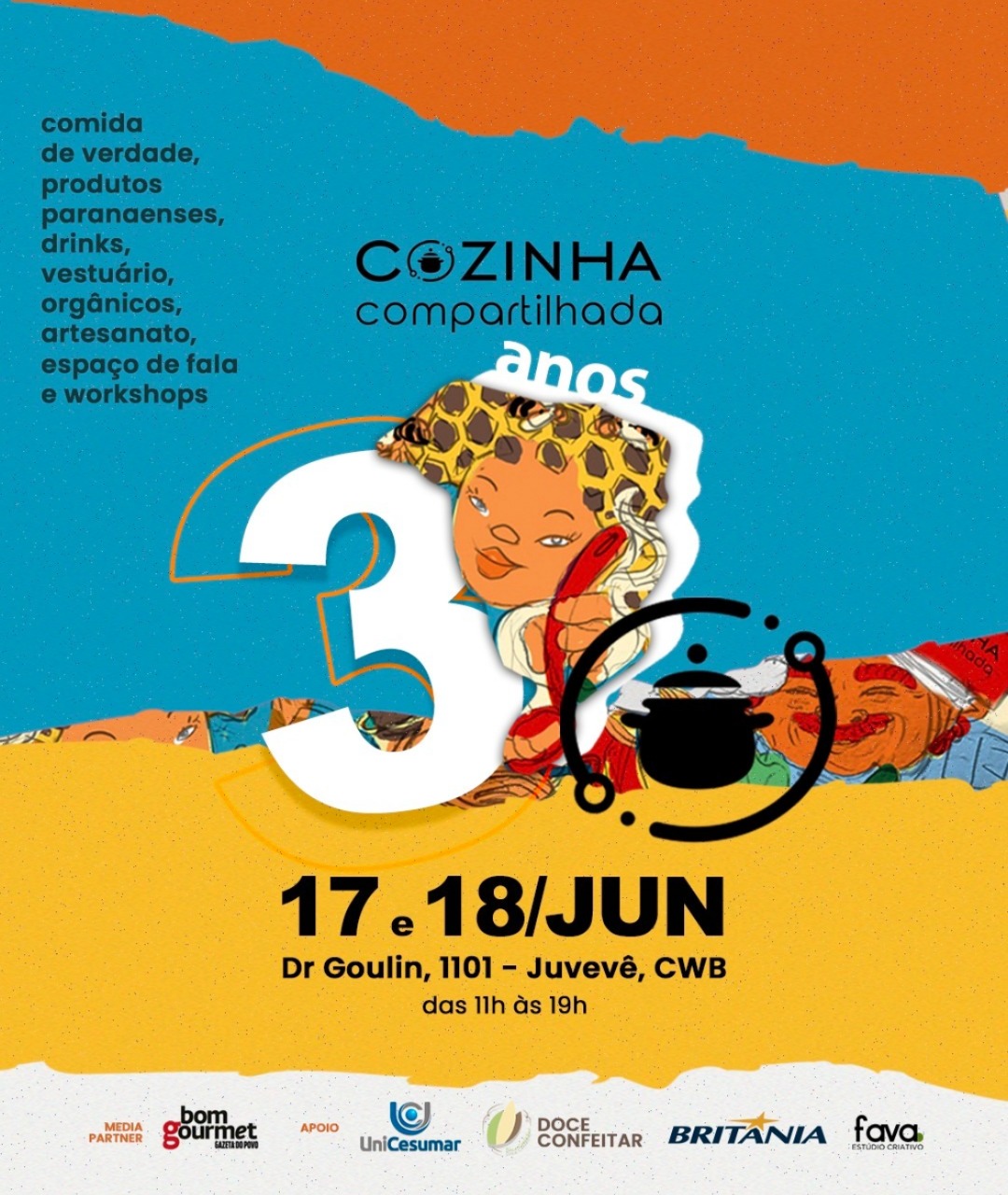 São Roque será beneficiada em evento da Cozinha Compartilhada