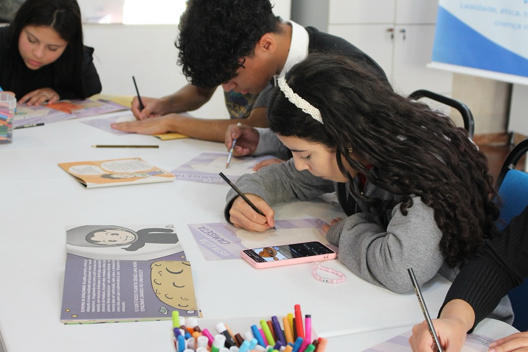 Alunos refletem sobre sustentabilidade e sonhos para o futuro